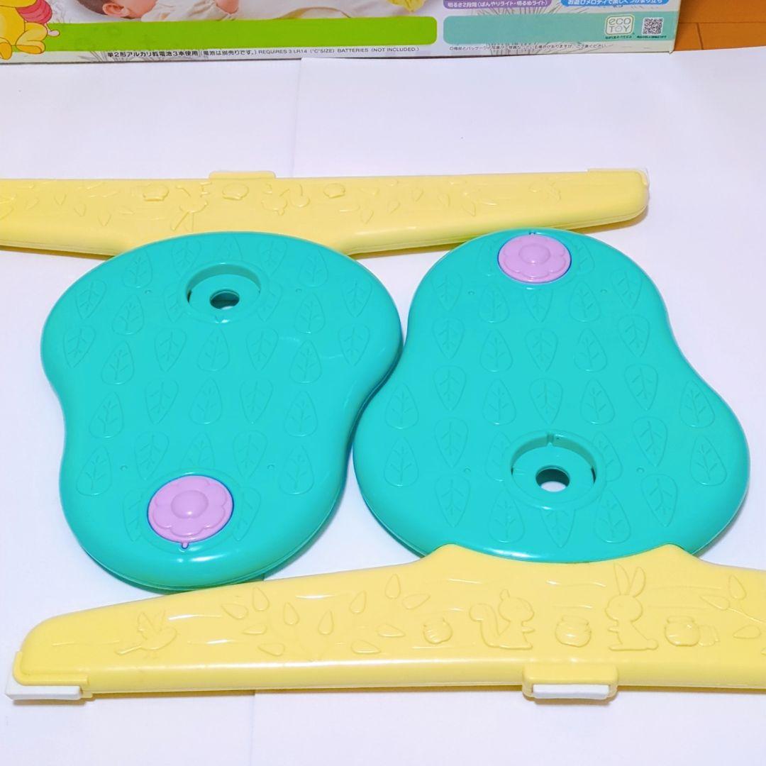 ✨パーツ完品！くまのプーさん えらべる回転6WAY ジムにへんしんメリー 電池付