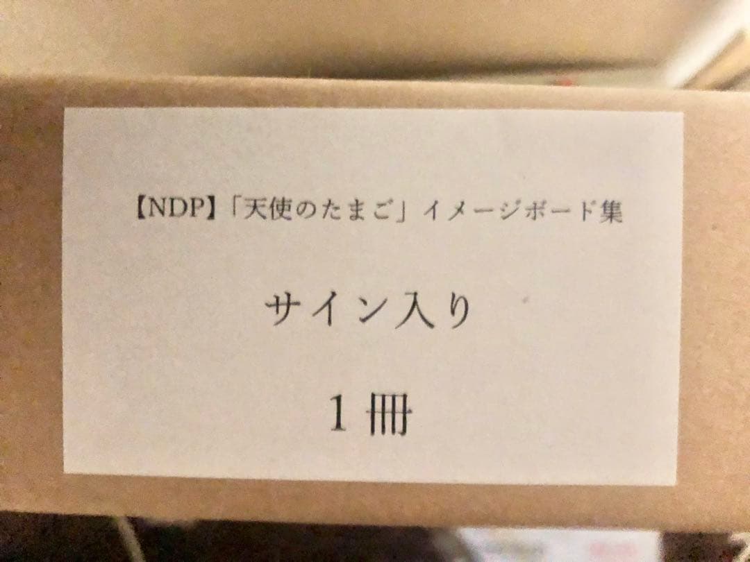 天野喜孝 直筆サイン入り 天使のたまご イメージボード集 100部 限定 即完
