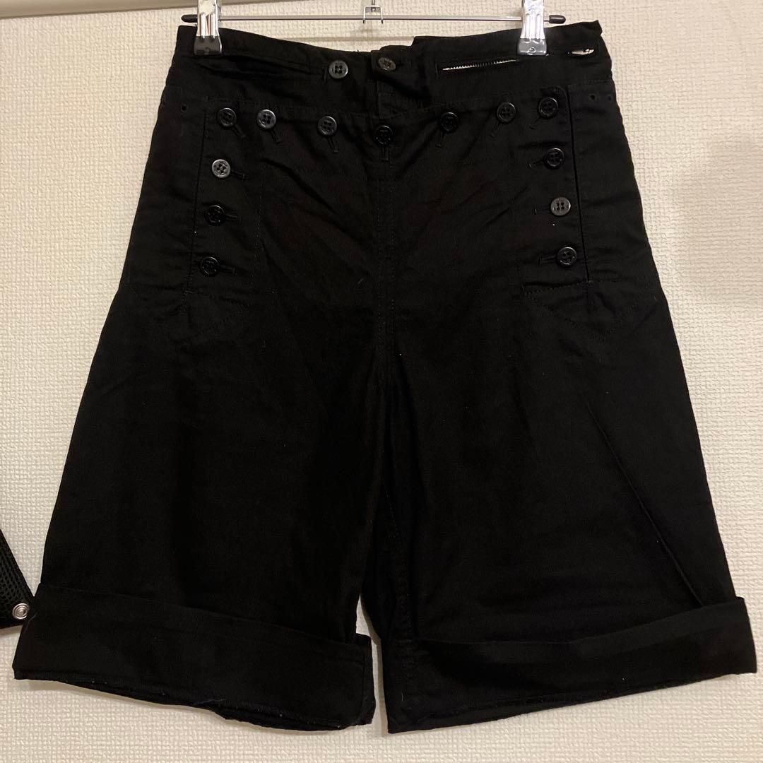 即日発送　JUNYA WATANABE コムデギャルソン　ハーフパンツ　ブラック