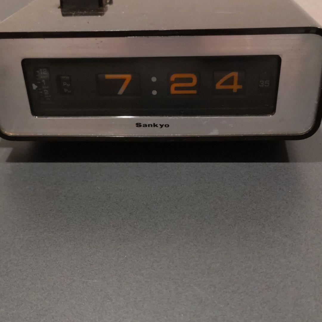 レア 昭和レトロ　Sankyo 目覚まし時計