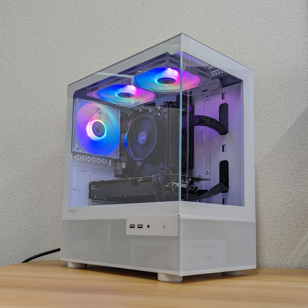 【即納激安】RX9070XT搭載ゲーミングPCフルセット✨新品ケース✨白