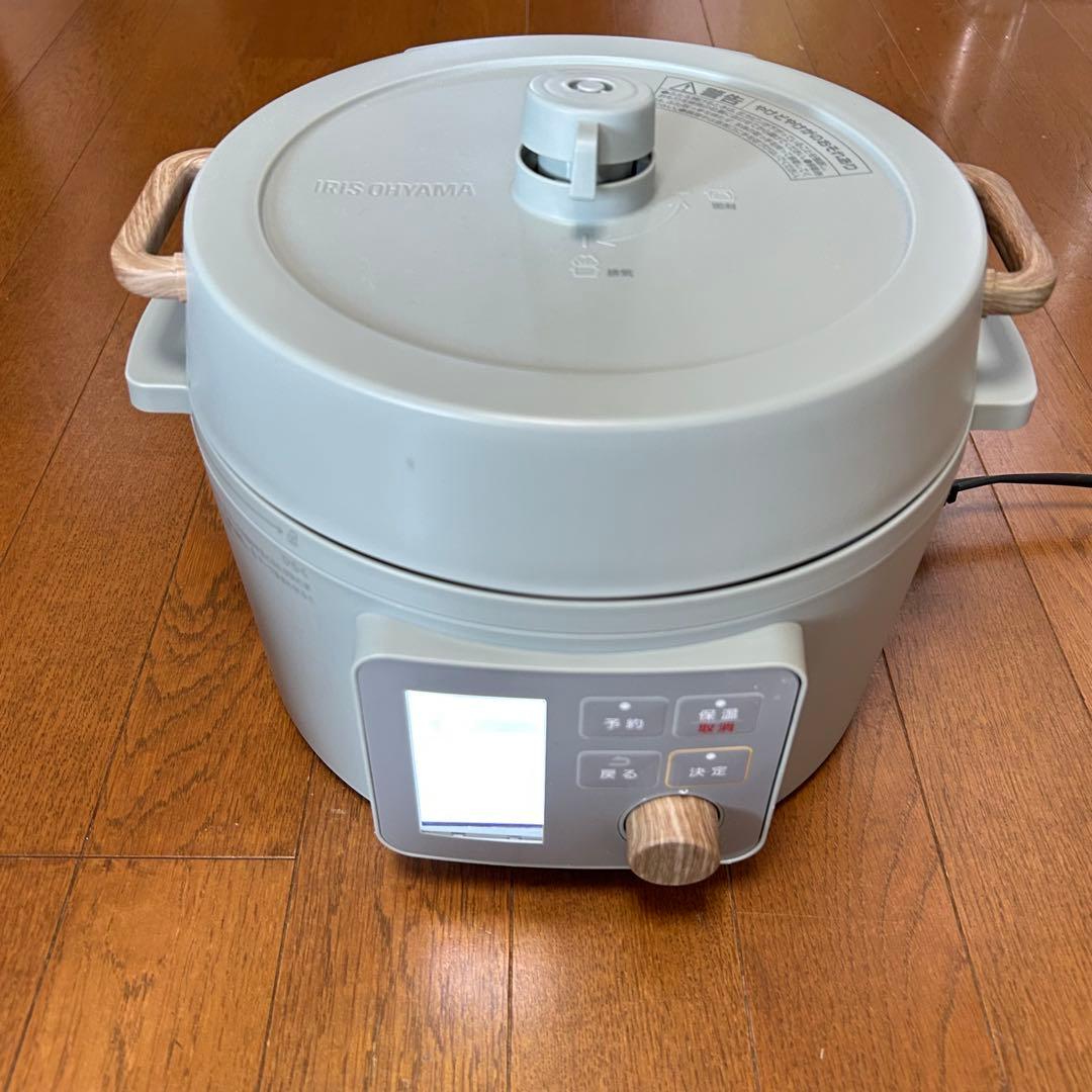 アイリスオーヤマ KPC-MA3-G 電気圧力鍋 ピスタチオグリーン 動作確認済