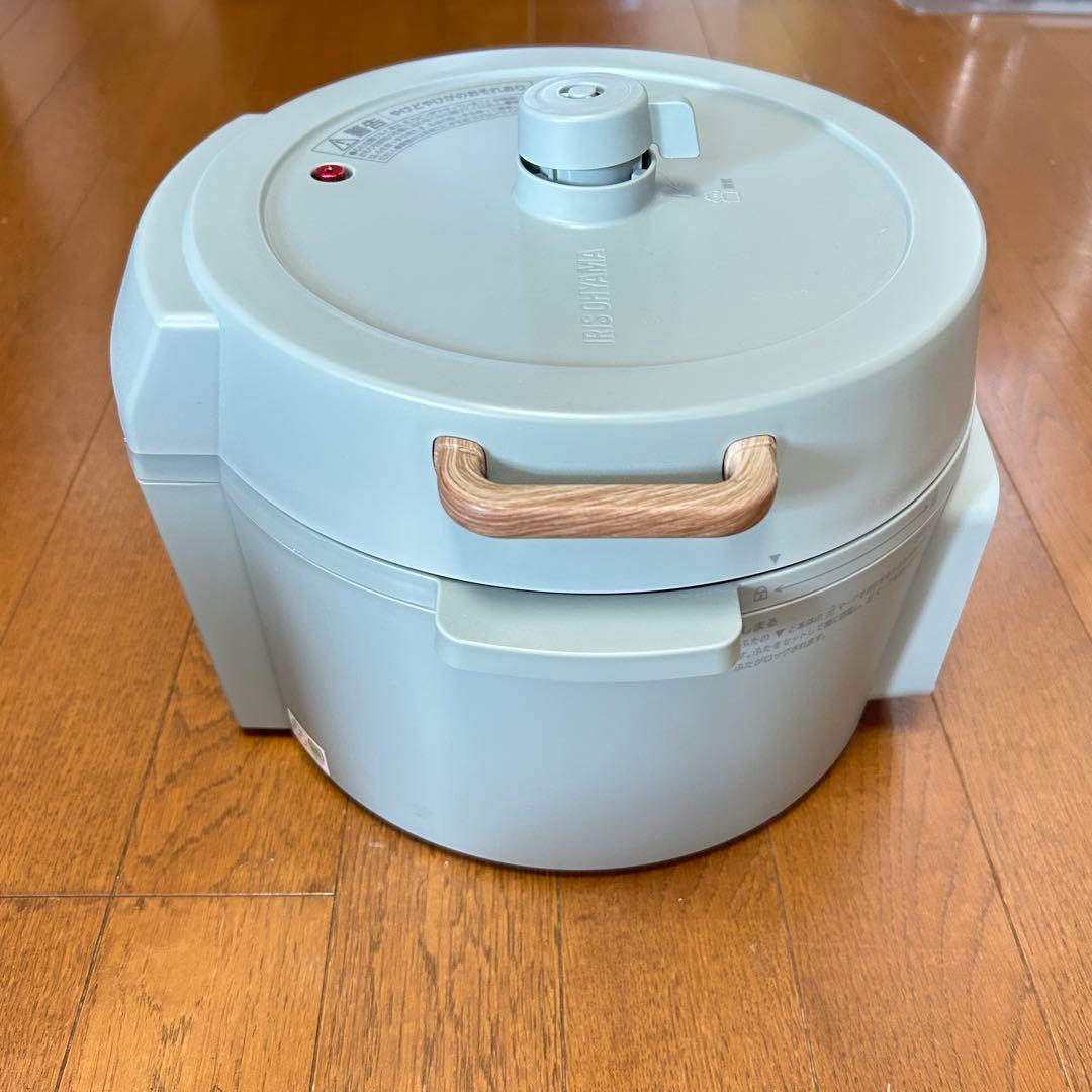 アイリスオーヤマ KPC-MA3-G 電気圧力鍋 ピスタチオグリーン 動作確認済
