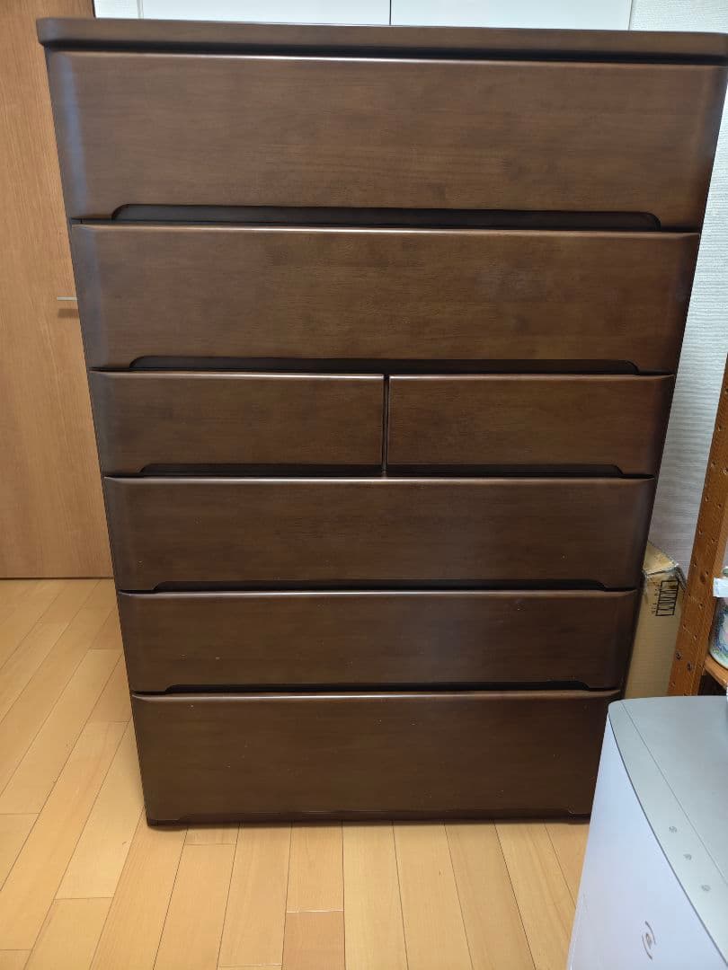 ニトリ　衣類収納　木製タンス　ハイチェスト