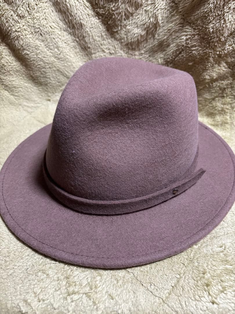 ★ステットソン★中折れ帽子★ベージュ★57センチ★ウールハット★クラッシャブル★