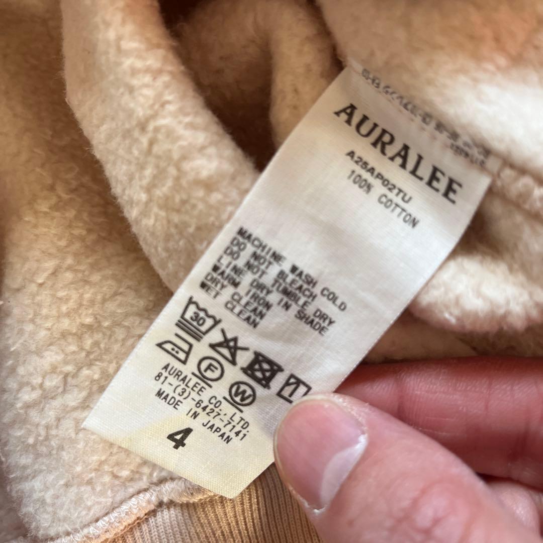 こ*じ様 Auralee 25AW smooth soft BD Sweat P