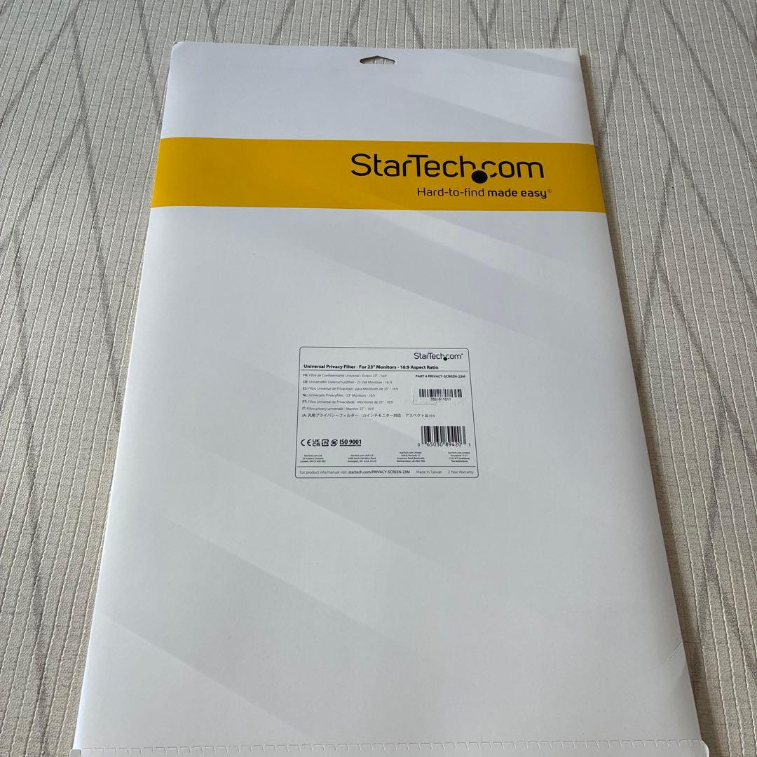 スターテック　のぞき見防止　プライバシーフィルター　23インチ　比16:9