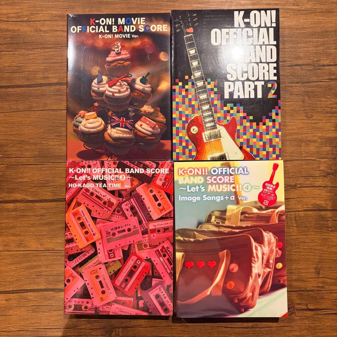 K-ON! Official band score part 1 ー 4セット