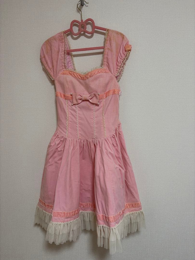 Angelic Pretty別珍ワンピース