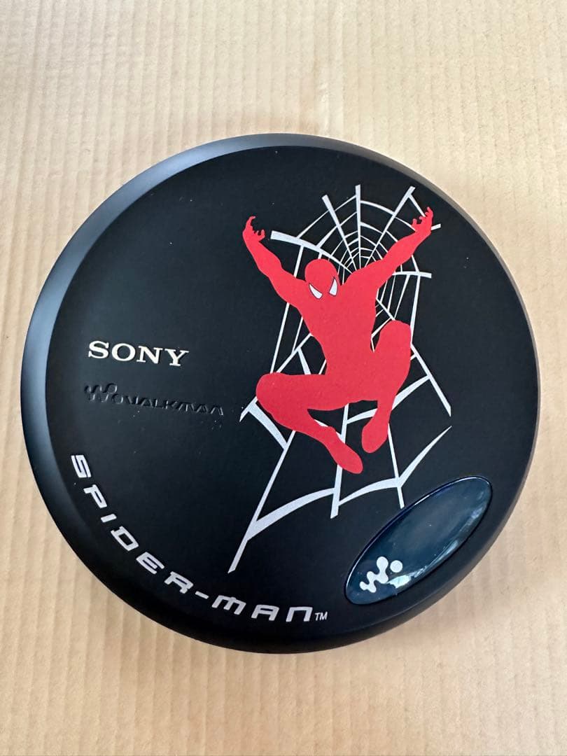 スパイダーマン特別仕様モデル　SONY製CDウォークマン　D-EJ775