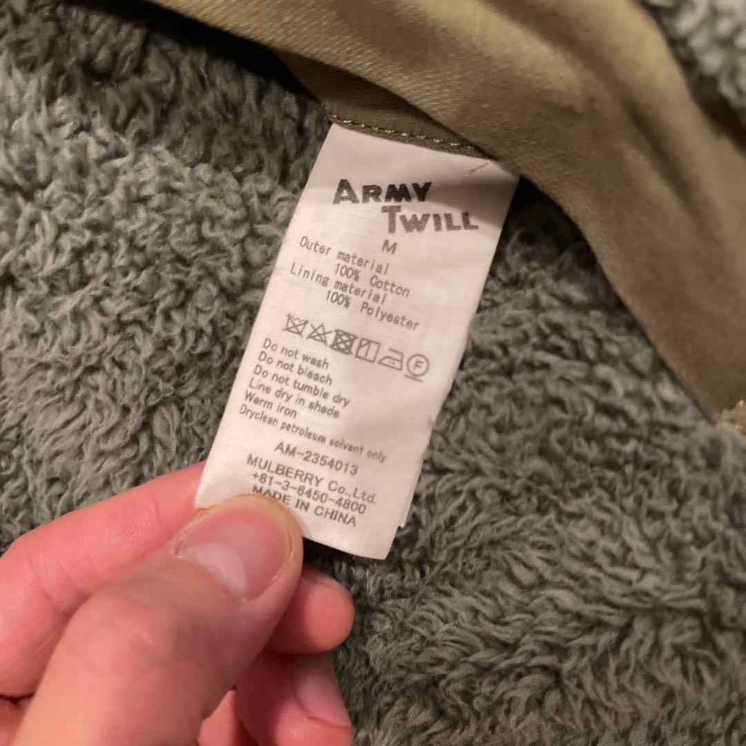 アーミーツイル　リバーシブルボアコート