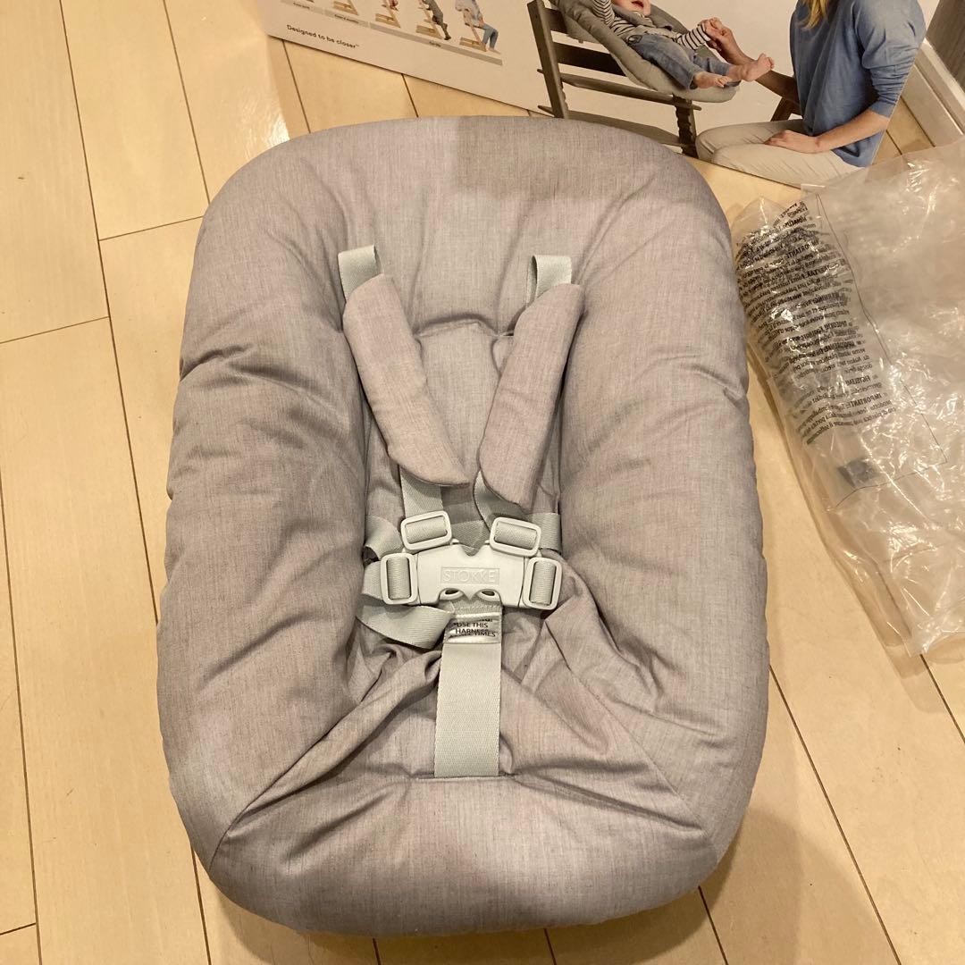 極美品　STOKKE ストッケ トリップトラップ ニューボーンセット グレー