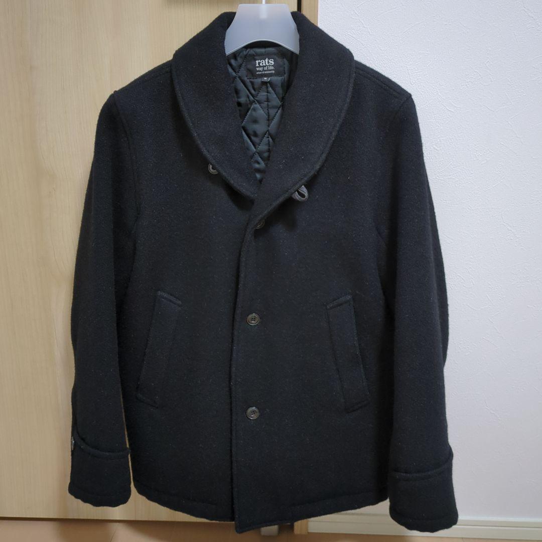 値下げ★rats ラッツ メルトンウールジャケット Mサイズ black