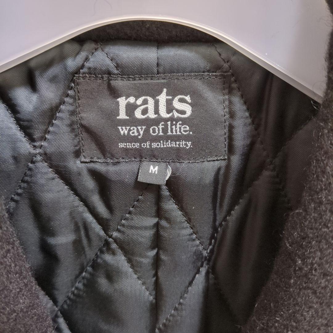 値下げ★rats ラッツ メルトンウールジャケット Mサイズ black