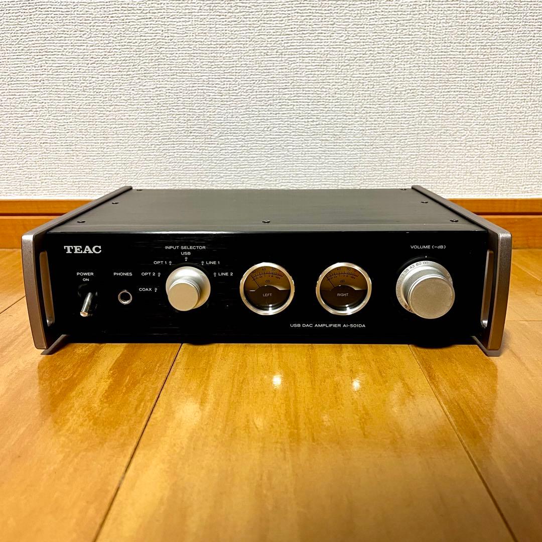TEAC AI-501DA-B USB DACアンプ リモコン電源ケーブル付