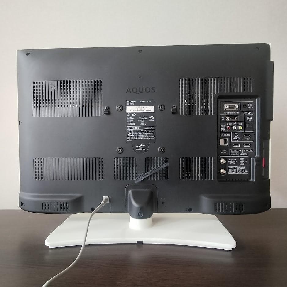 SHARP AQUOS 液晶テレビ　リモコン・取扱説明書・ケーブル