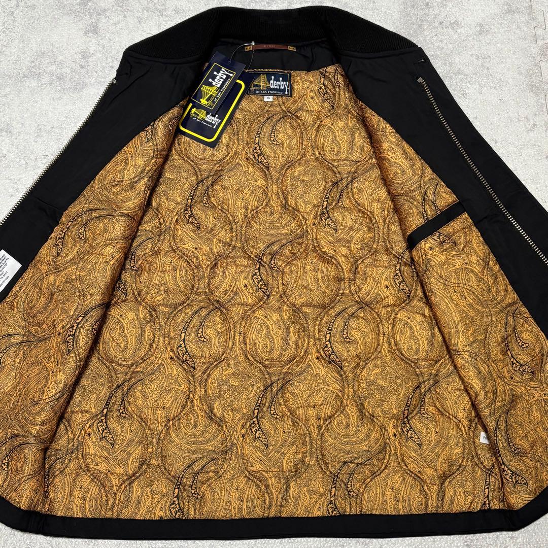 希少❗️新作‼️ダービーオブサンフランシスコ ダービーベスト 黒 S 短丈 キムタク