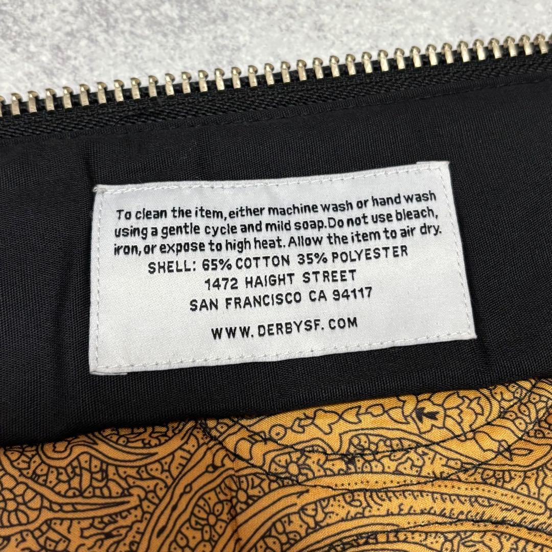 希少❗️新作‼️ダービーオブサンフランシスコ ダービーベスト 黒 S 短丈 キムタク