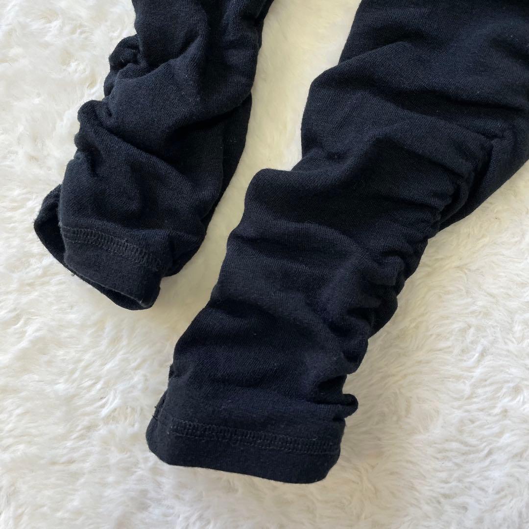 OZZ ON HIKOZOH レースアップ 刺繍 長袖トップス 黒