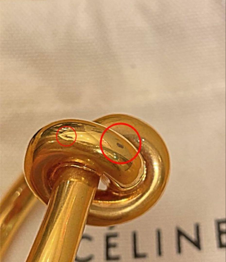 お値下げ！★CELINE セリーヌ★ノットバングル エクストラ フィービー期