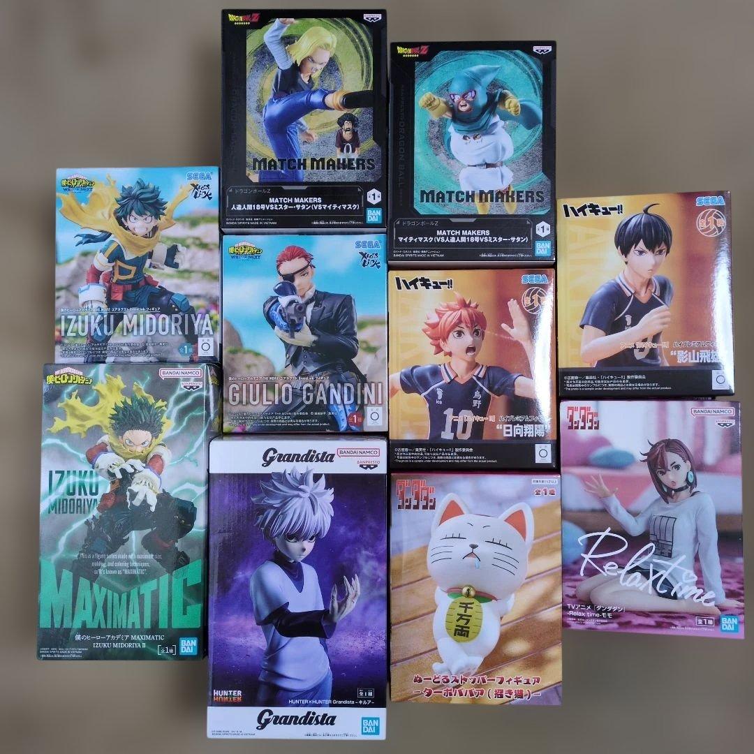 フィギュアセット キルア ヒロアカ ダンダダン ハイキュー ドラゴンボール