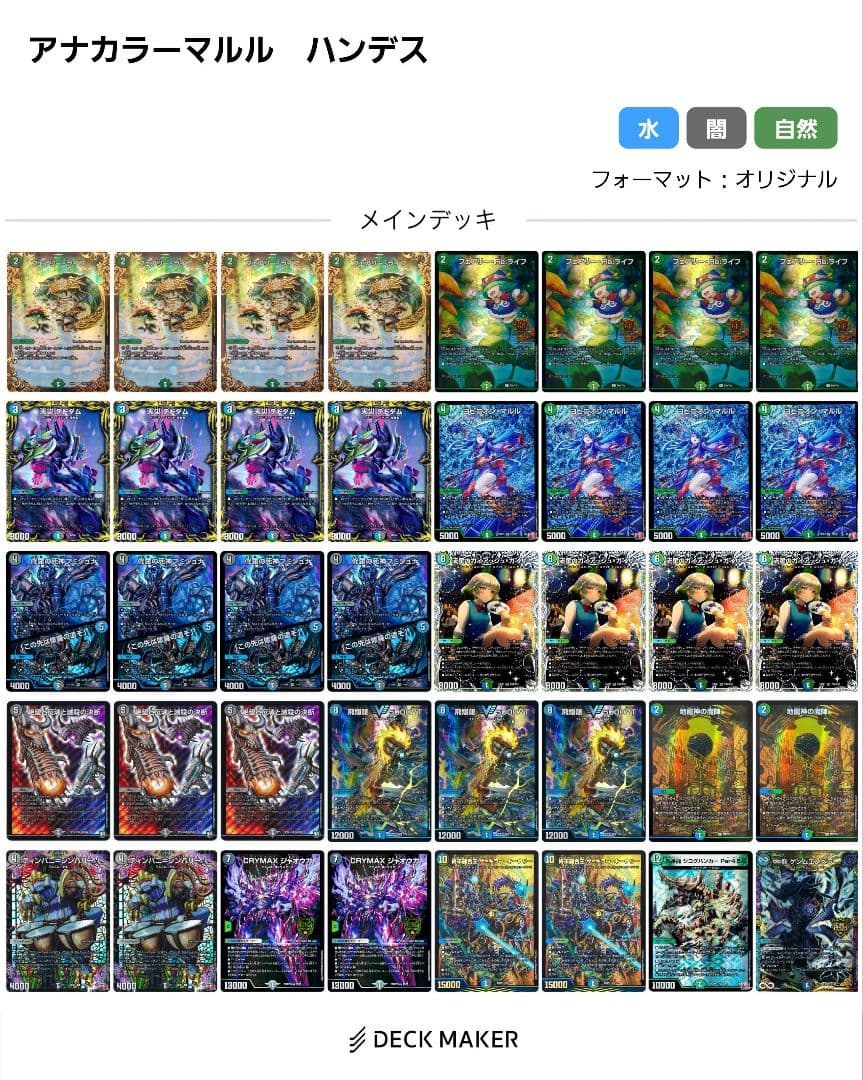 アナカラーマルル　デッキ　微高レート　調整パーツ付き
