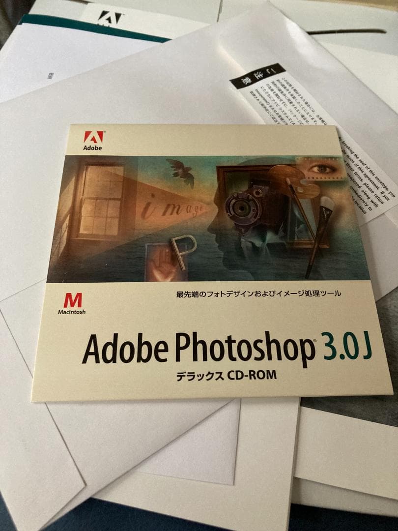 【完品・美品】Adobe Photoshop 3.0J Mac版 日本語版