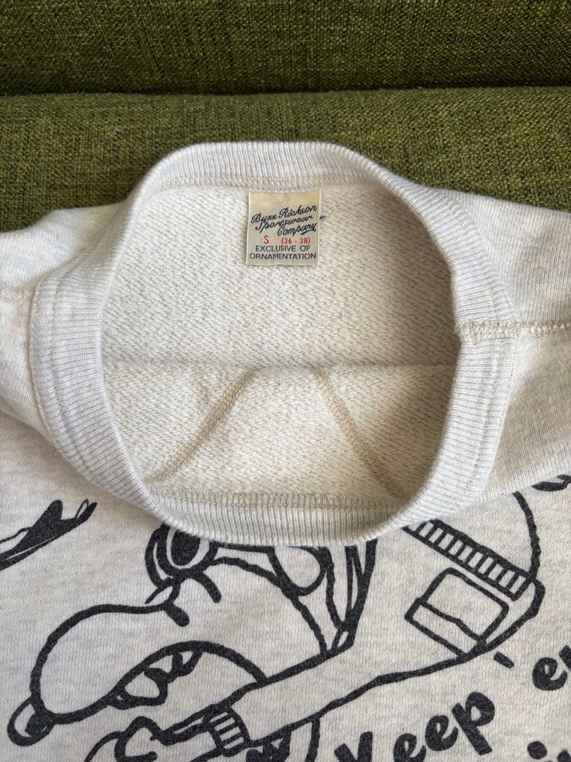 Buzz Rickson's バズリクソンズ スヌーピー スウェット Sサイズ