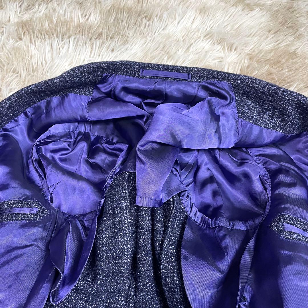 おじさん‼️ブリッラペルイルグースト テーラードジャケット パープル