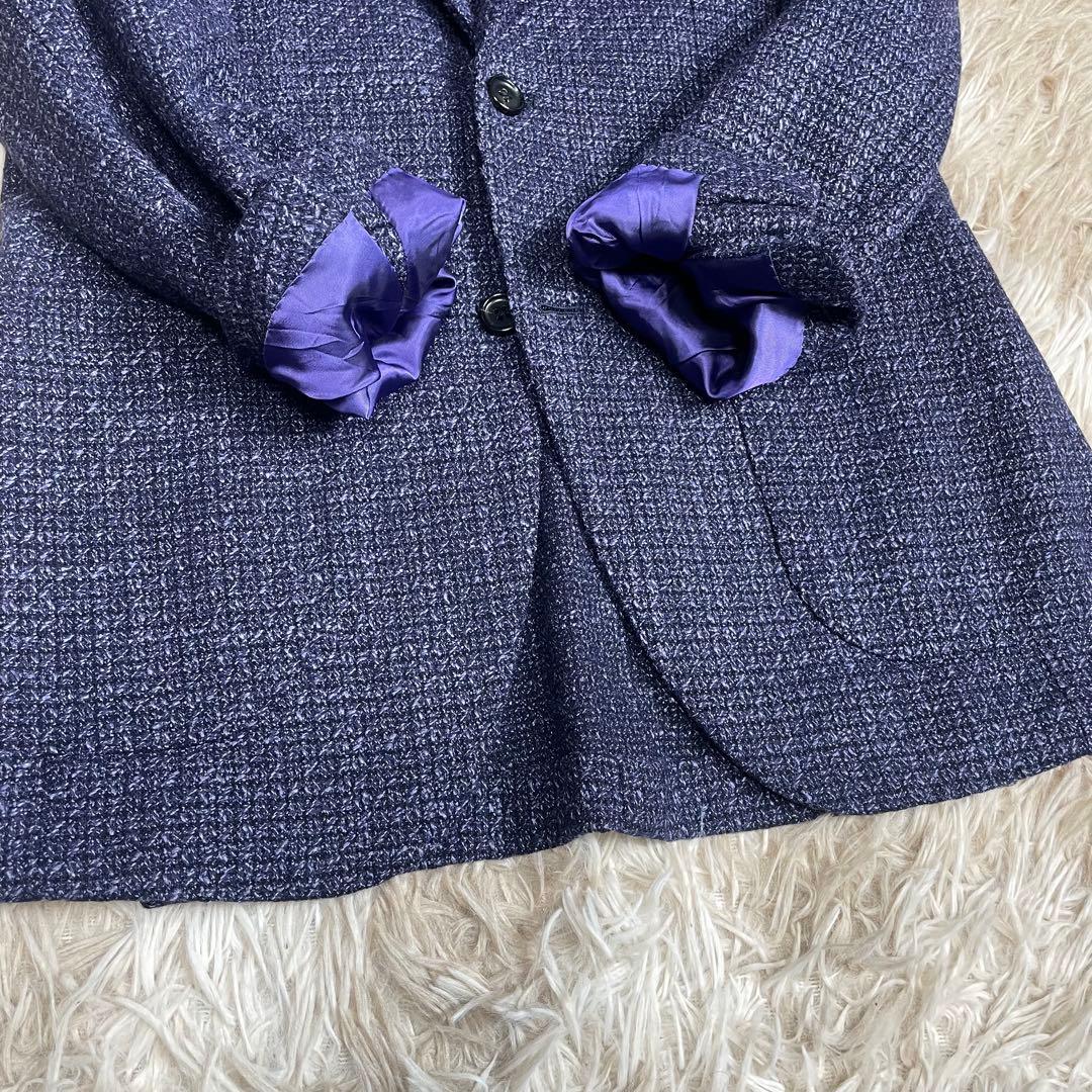 おじさん‼️ブリッラペルイルグースト テーラードジャケット パープル