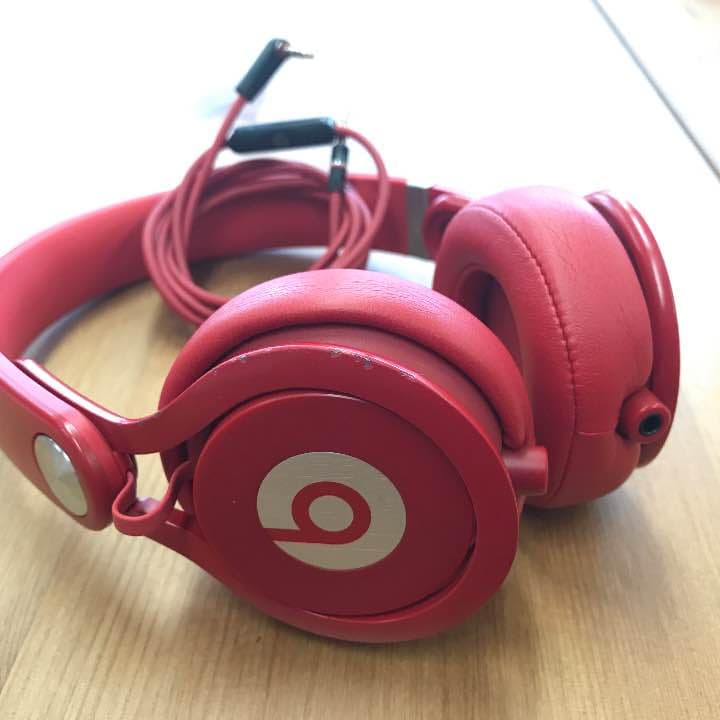 値下げ！beats mixr ヘッドホンオンイヤー型 レッド