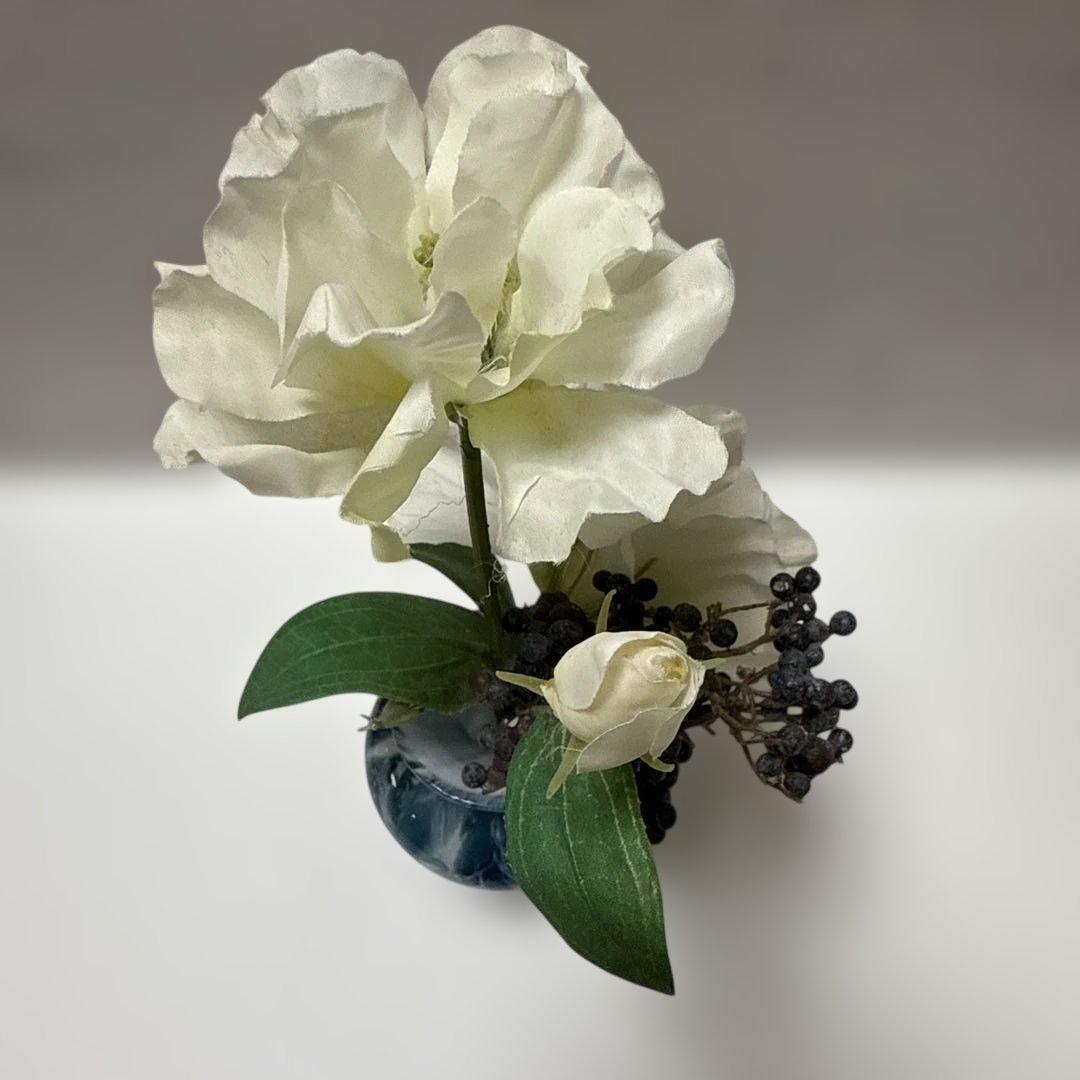 エミリオロバ　トルコキキョウ　アーティフィシャルフラワー　造花