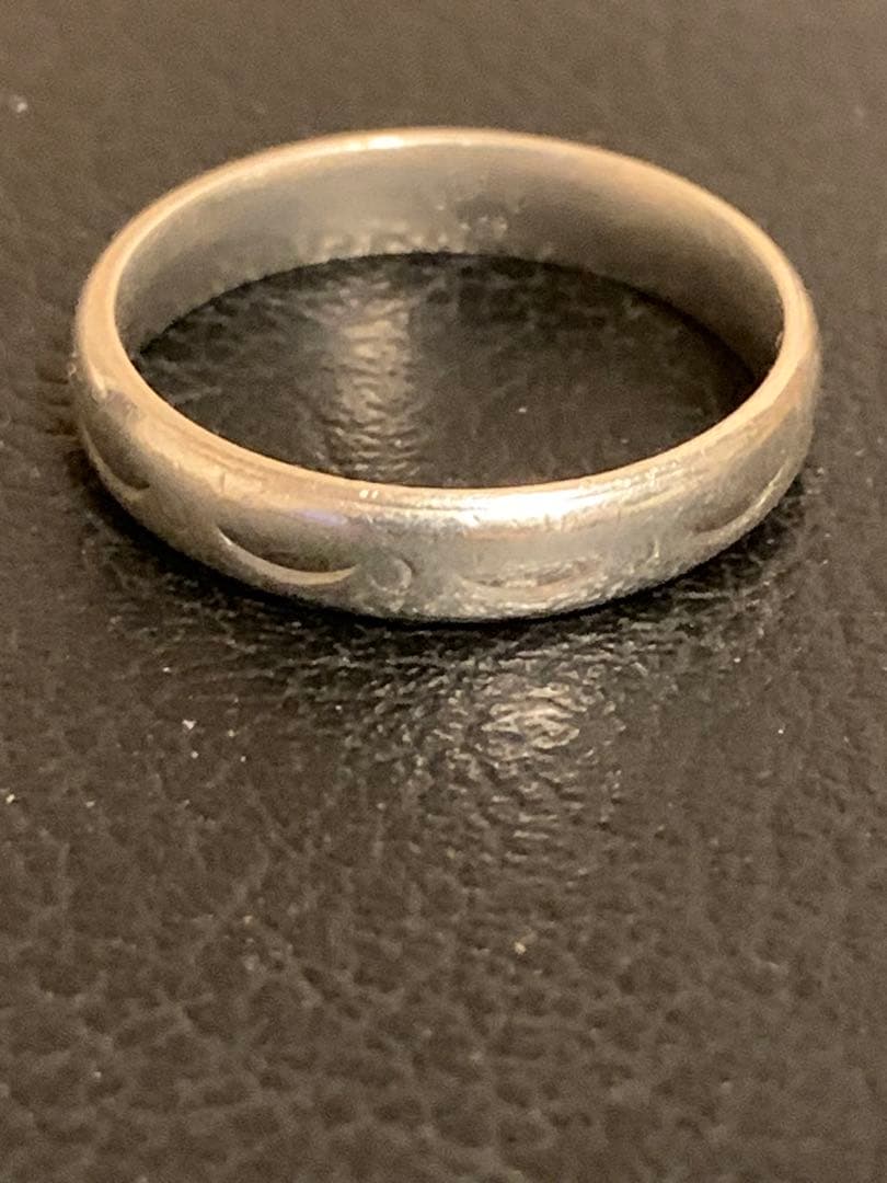 ビンテージナバホシルバーバンドリングUSA 1930年代20号