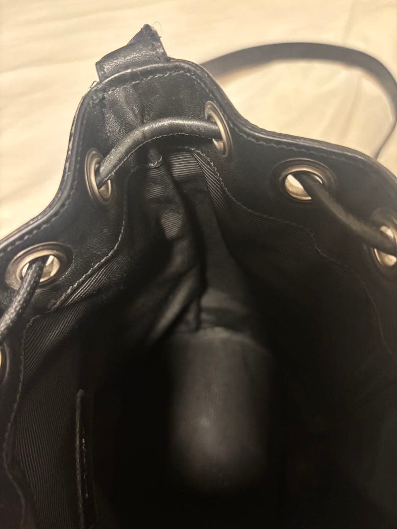 美品 SAINT LAURENT ライダース バケットバッグ　サンローランパリ