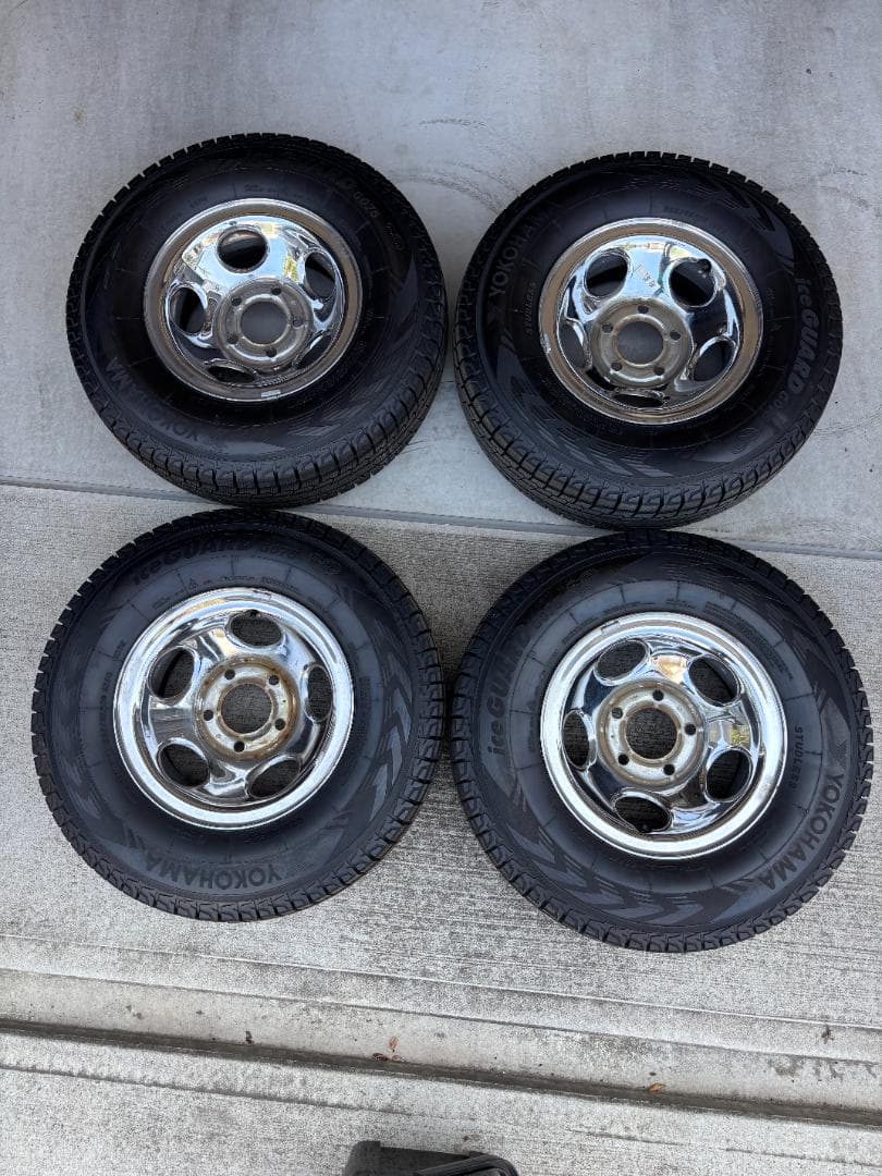 h*3様 引取限定 Yokohama タイヤ＆純正ホイールセット ラムバン