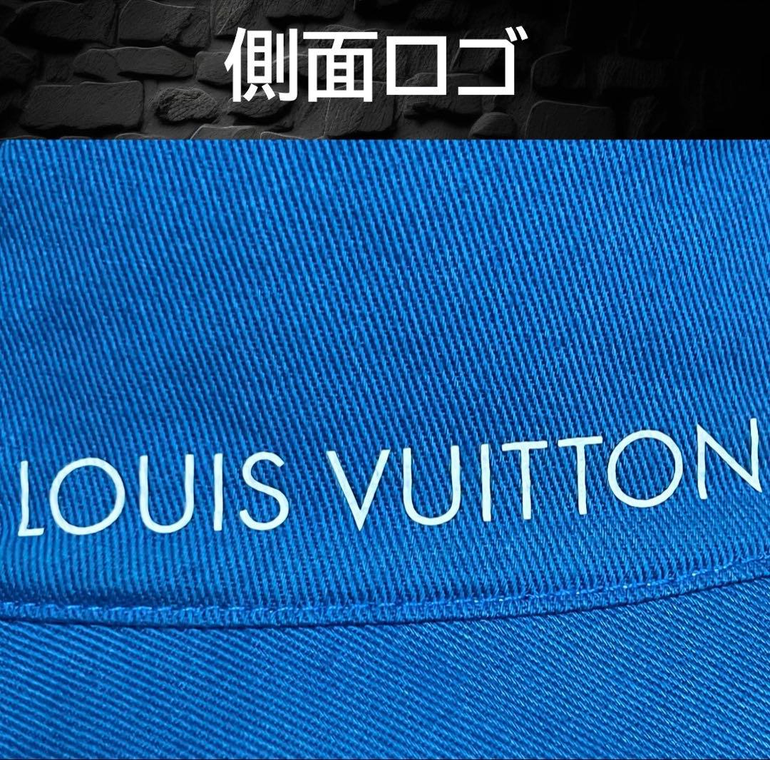 美品LOUIS VUITTON ルイヴィトン バケットハットモノグラム デニム