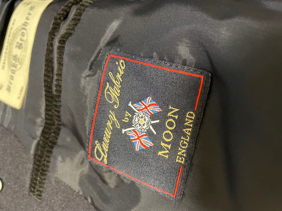 ネイビー ウール ピーコート