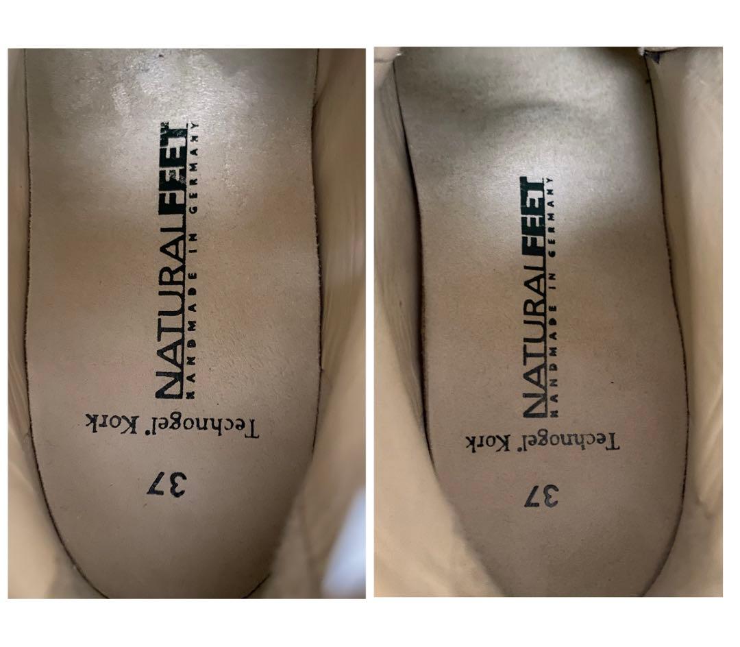 Natural Feet ナチュラル　フィート靴　紐靴　23.5㎝