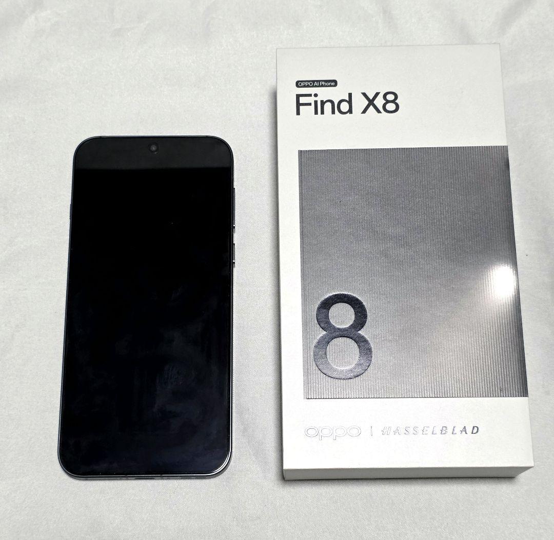 OPPO Find X8 512GB スペースブラック　 国内版　ケース付き