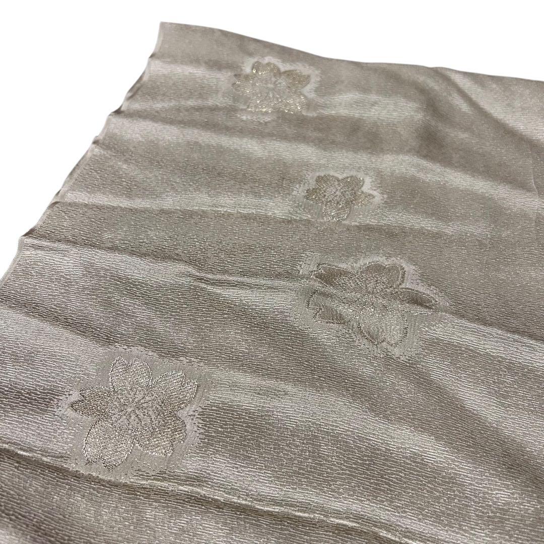 未使用近い　美品　袷　地紋入り　色無地　フルセット　身丈163.5 裄丈68