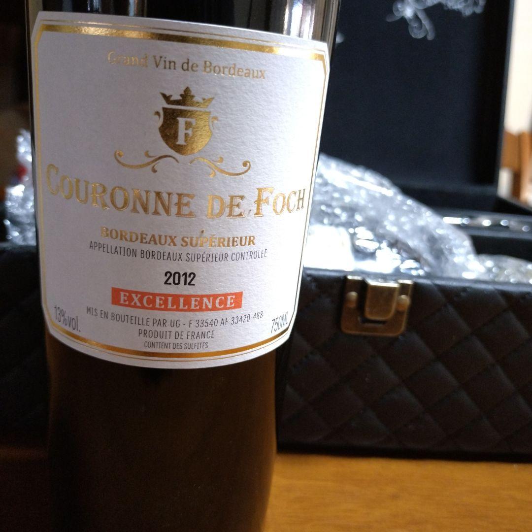 [ビンテージ]ボルドークーロンヌドフォッシュ2012 専用箱750mm2本入り