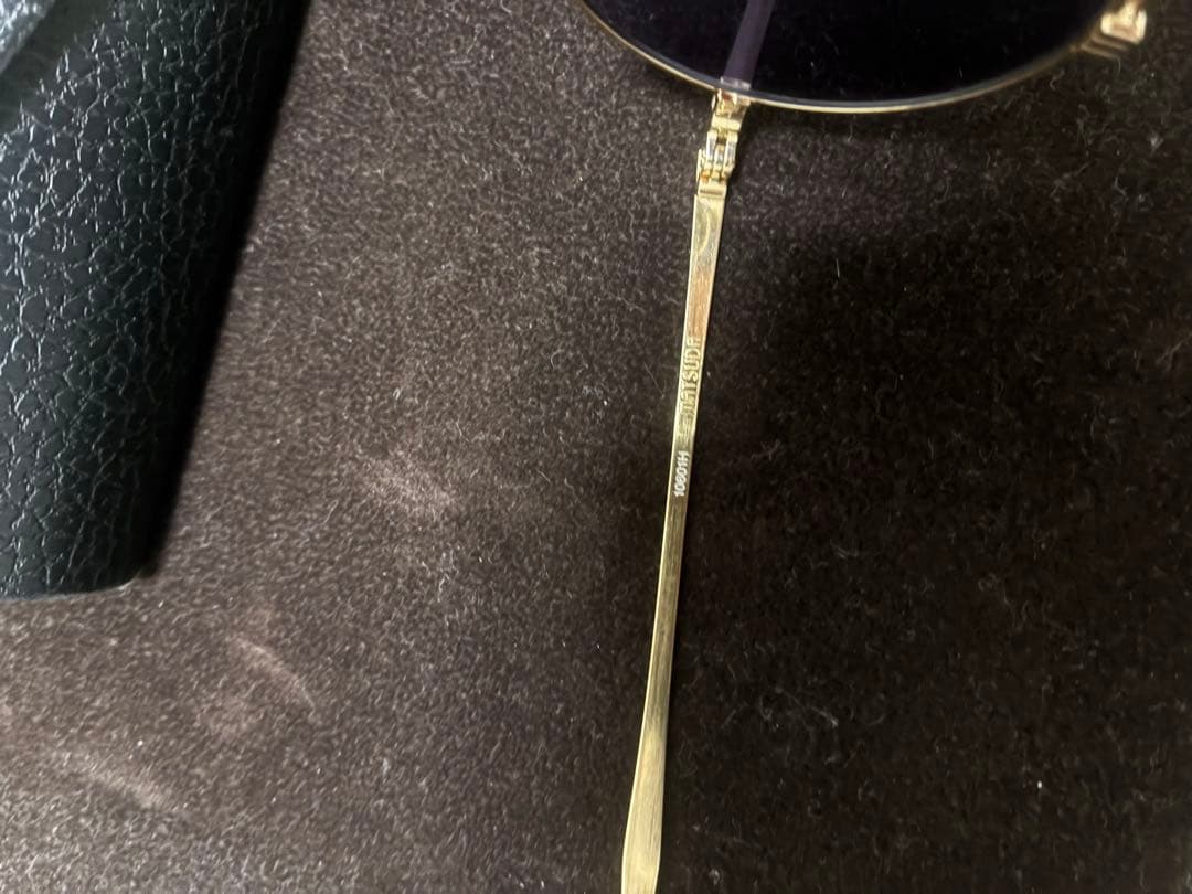 MATSUDA 10601H ラウンドサングラス イエローゴールド　マツダ