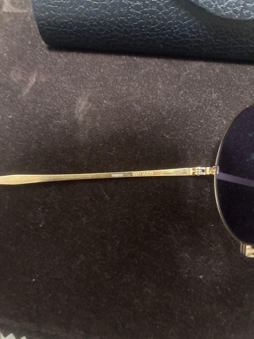 MATSUDA 10601H ラウンドサングラス イエローゴールド　マツダ