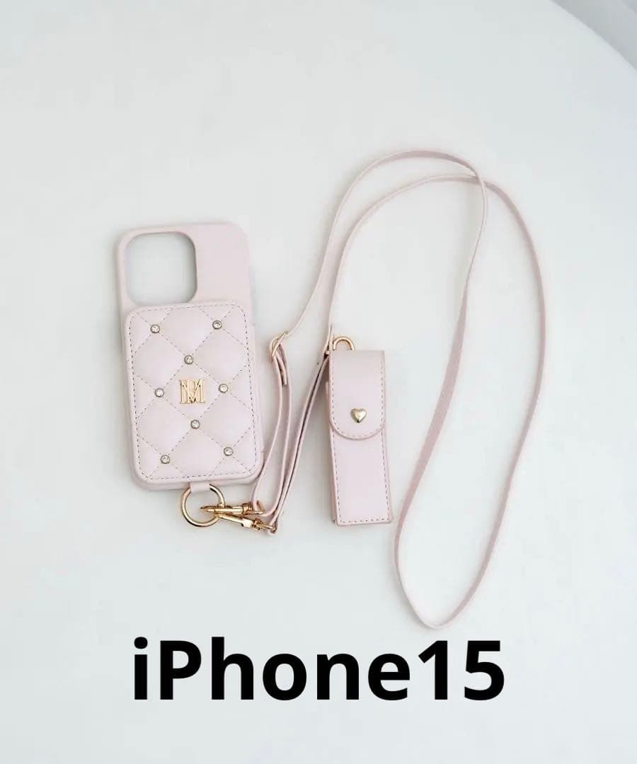 【新品未使用】ロゼミューズ 【ピンク】iPhone15ケース