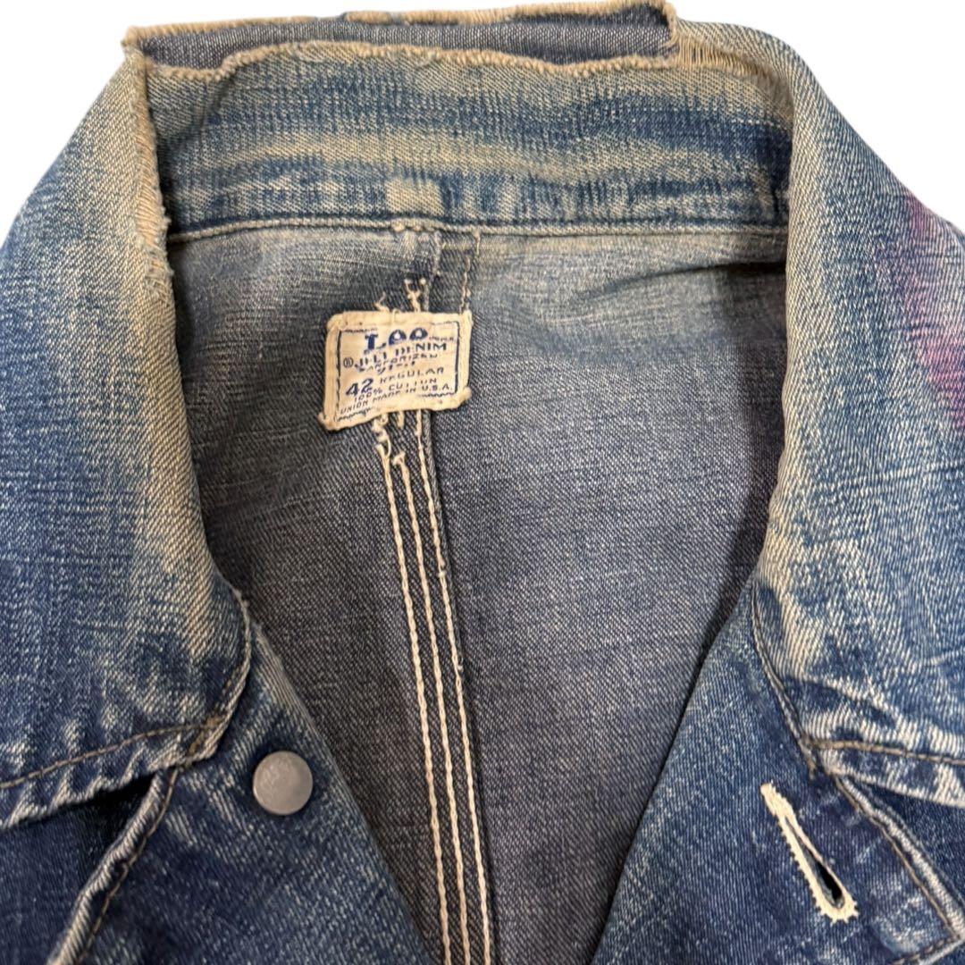 60s Lee 91-J カバーオール 42 USA製 JELT DENIM