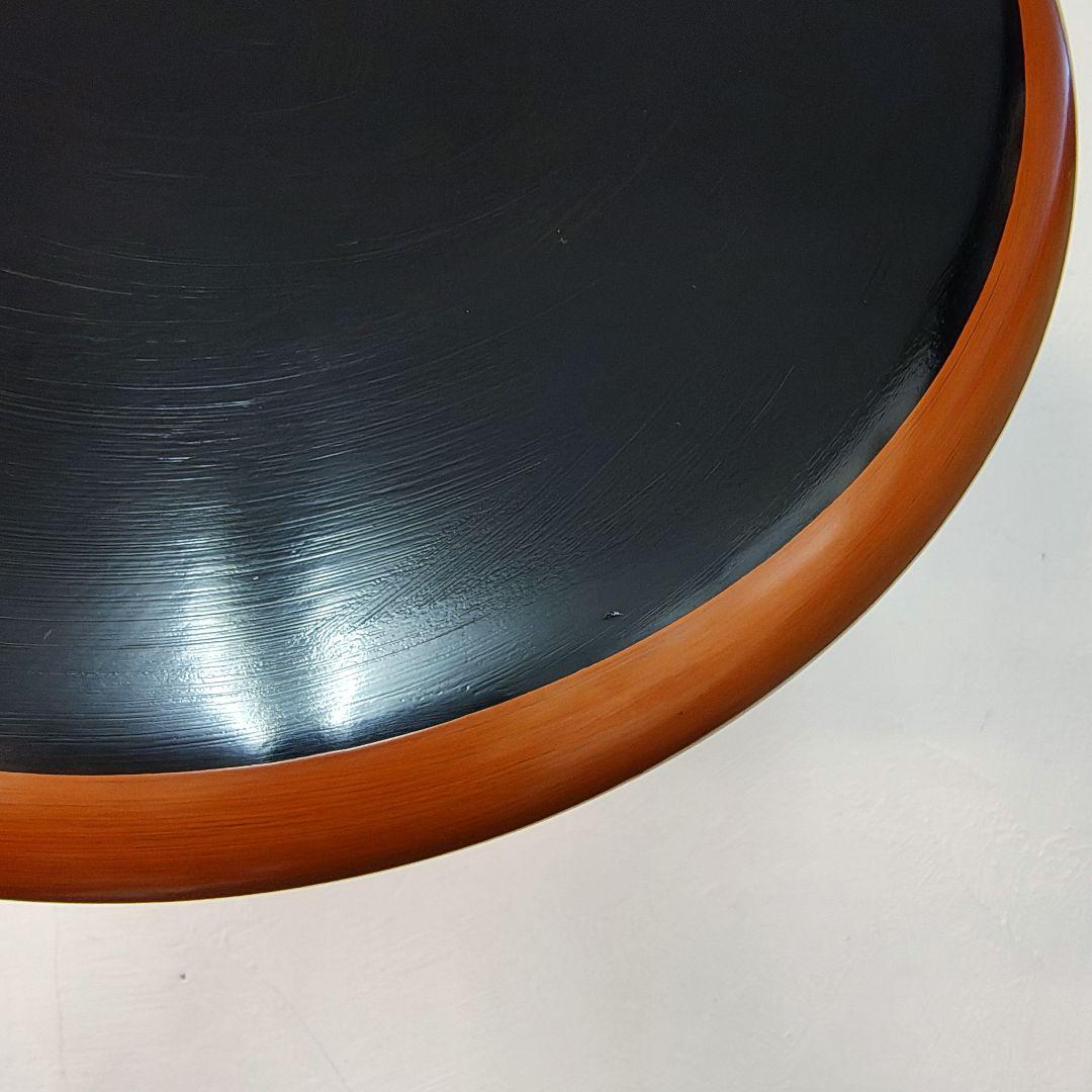 鎌倉彫【博古堂】唐草文 丸盆