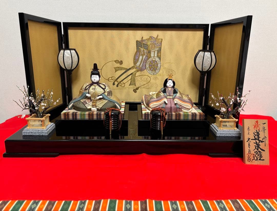 伝統的 雛人形 陶器製