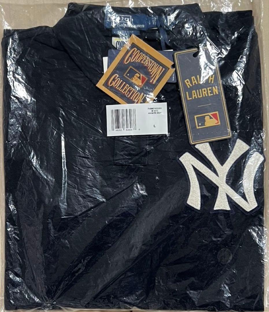 ポロラルフローレン×ヤンキース ポロシャツ サイズL MLB東京シリーズ限定完売