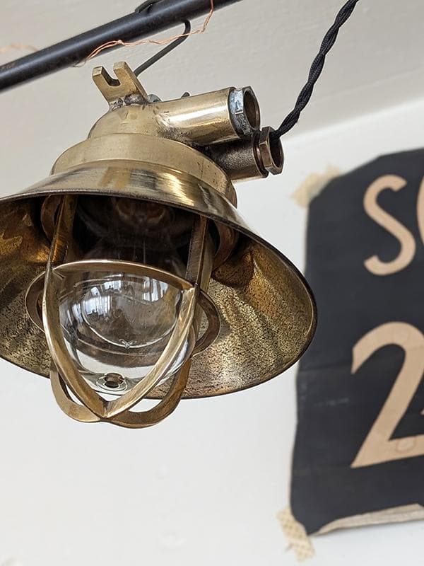 K*y様 〜 ビンテージ マリンランプ1 工業系 船舶 カフェ 〜