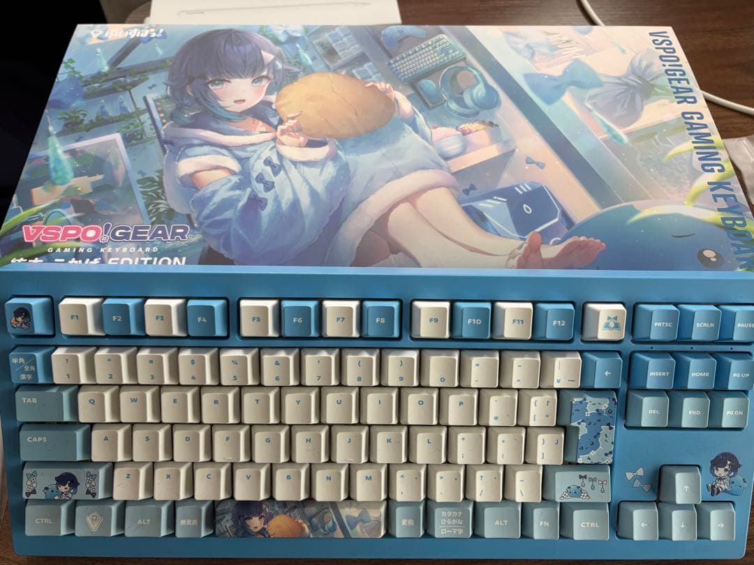 VSPOGEAR ゲーミングキーボード 限定版(#紡木こかげ)
